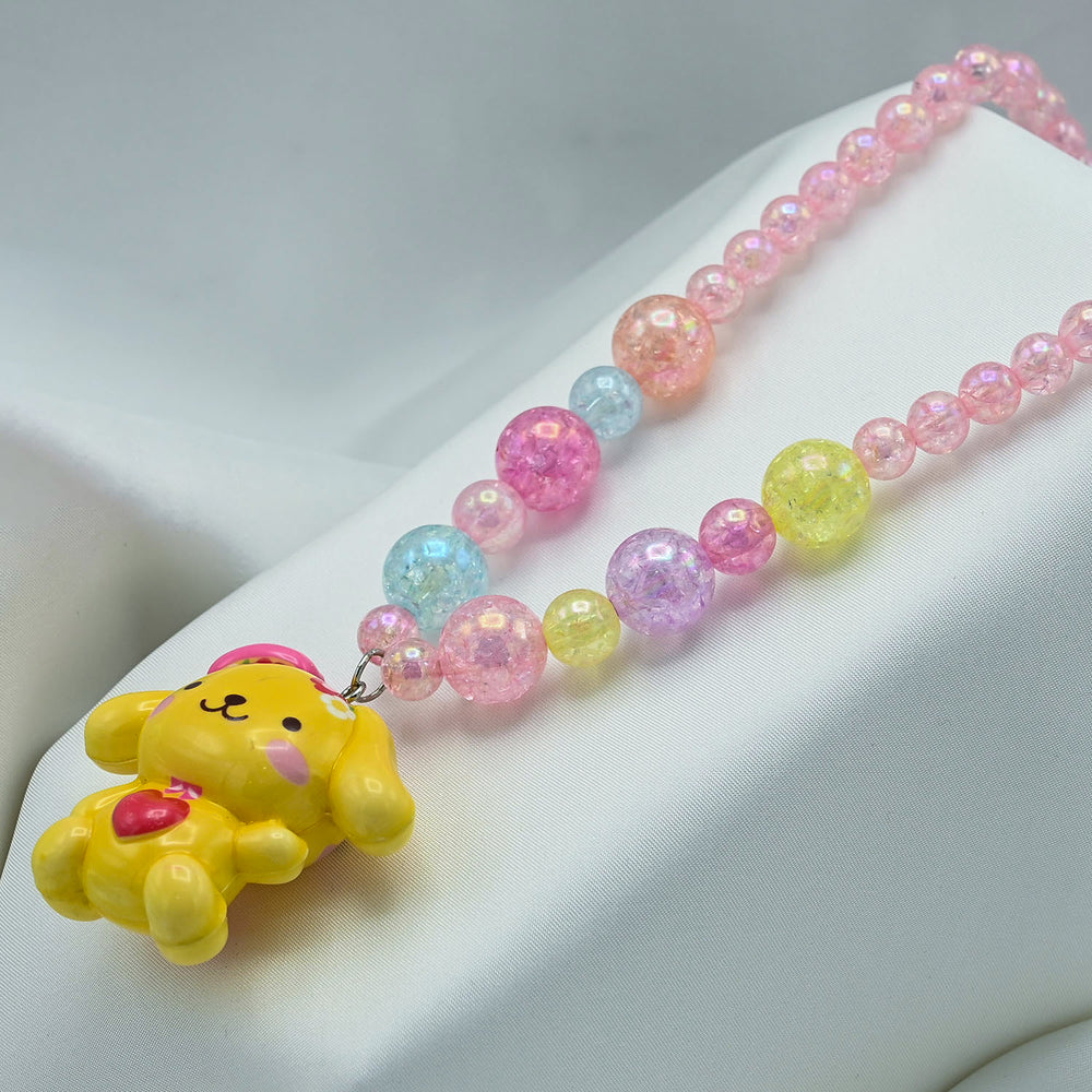 GIRLS CHARM BEADED NECKLACE & BRACELET