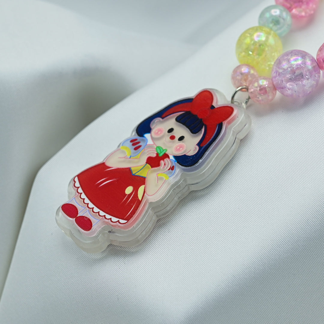 GIRLS CHARM BEADED NECKLACE & BRACELET