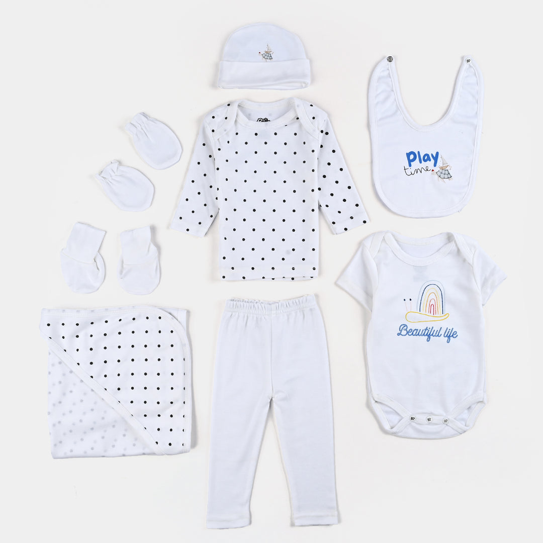 Baby Starter Set Pack Of 8PCs | 0-3M