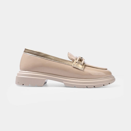 Girls Loafer ZP-105-BEIGE
