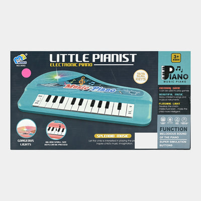 Keyboard/Piano With Light + Music For Kids