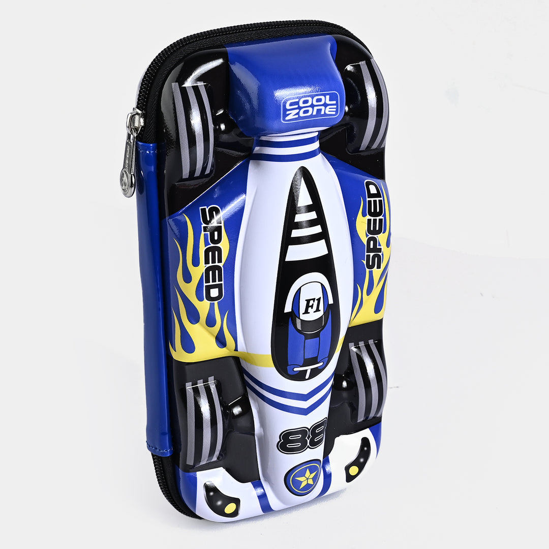 Pencil Pouch Car Shape | Blue