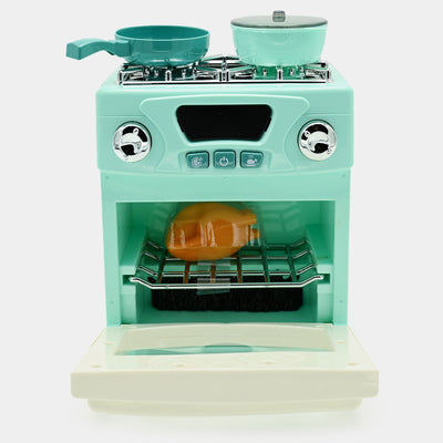 Electric Oven Toy With Sound For Kids