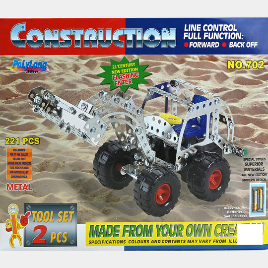 RC Construction Meccano Set Vehicle Shaped 221 Pieces