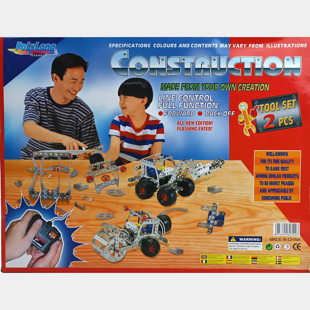RC Construction Meccano Set Vehicle Shaped 221 Pieces