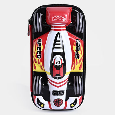 Pencil Pouch Car Shape | Red