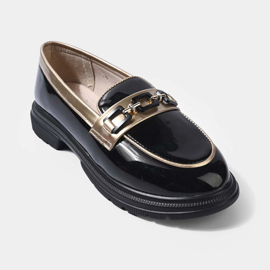 Girls Loafer ZP-105-BLACK