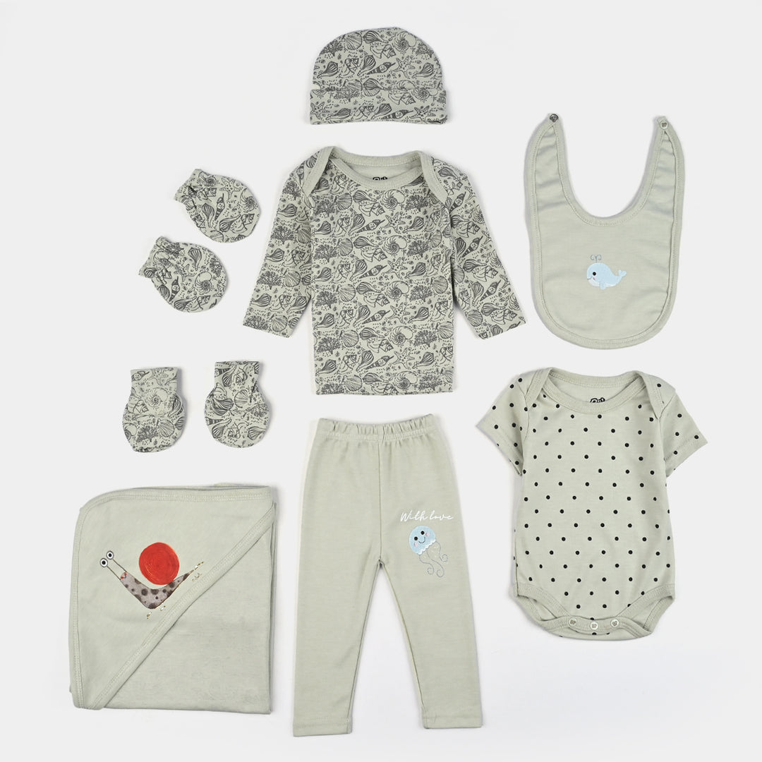 Baby Starter Set Pack Of 8PCs | 0-3M