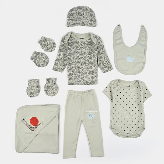Baby Starter Set Pack Of 8PCs | 0-3M