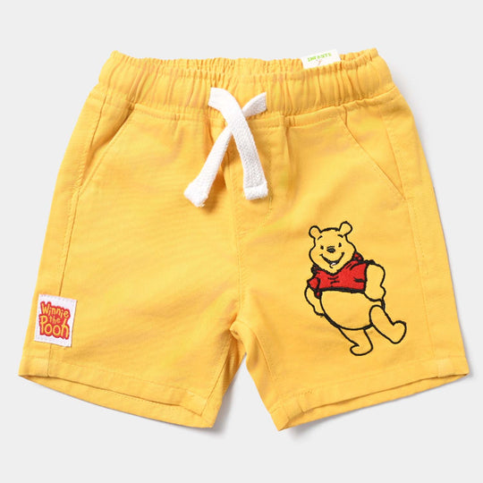 Infant Boys Cotton Twill Short -Citrus