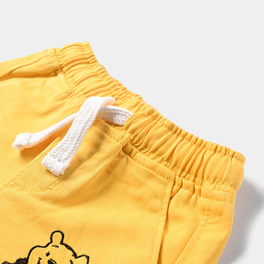 Infant Boys Cotton Twill Short -Citrus