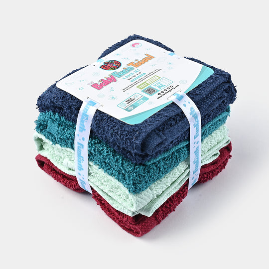 Baby Face Towel 4 Pack Set 12x12