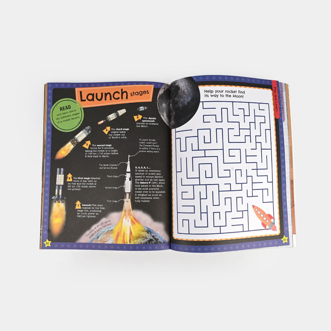 Space Fact-Packed Activity Book for Kids