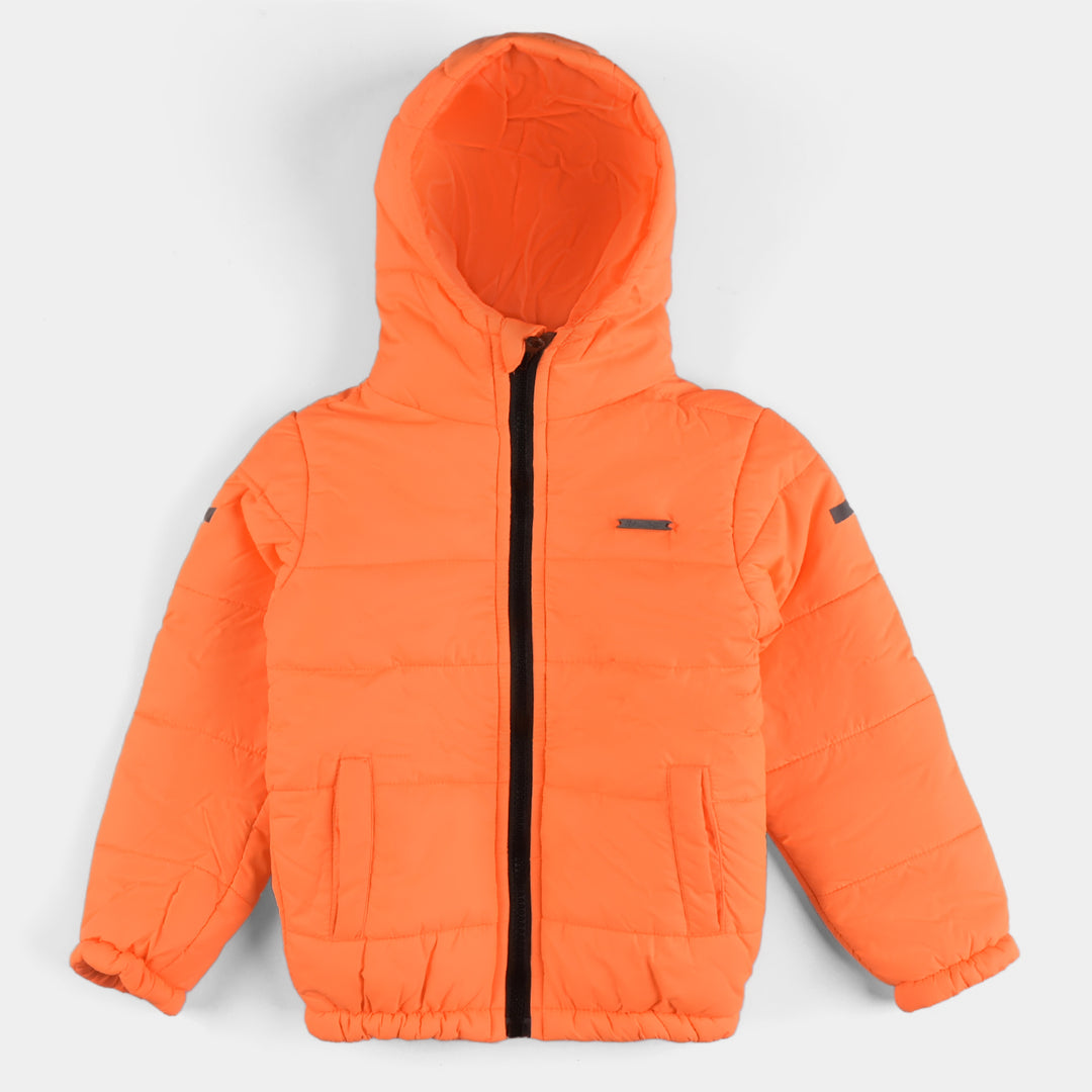 Boys Quilted Jacket Bugatti - ORANGE