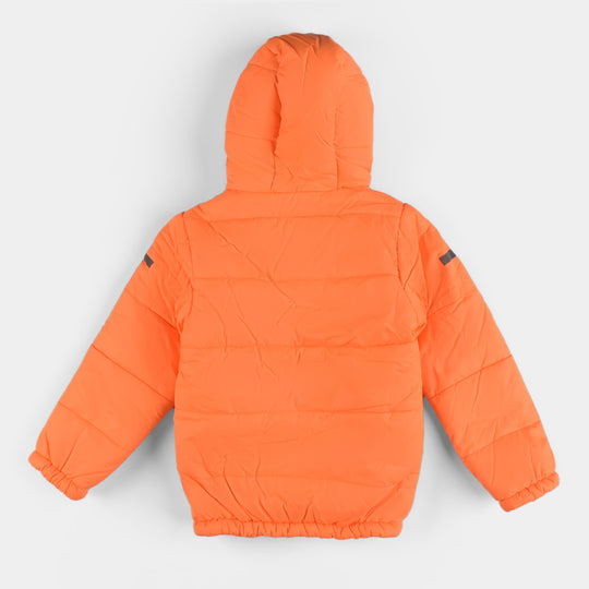 Boys Quilted Jacket Bugatti - ORANGE