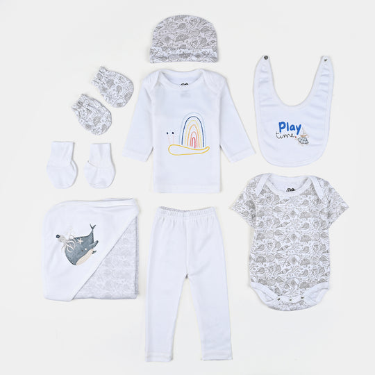 Baby Starter Set Pack Of 8PCs | 0-3M