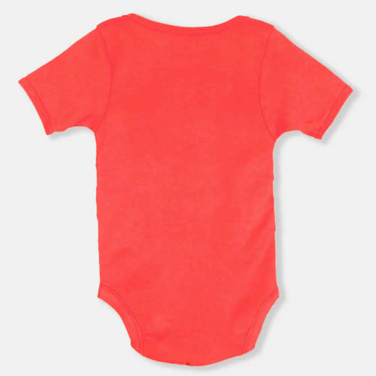 Infant Unisex Cotton Interlock Romper Best Friends-F.Scarlet