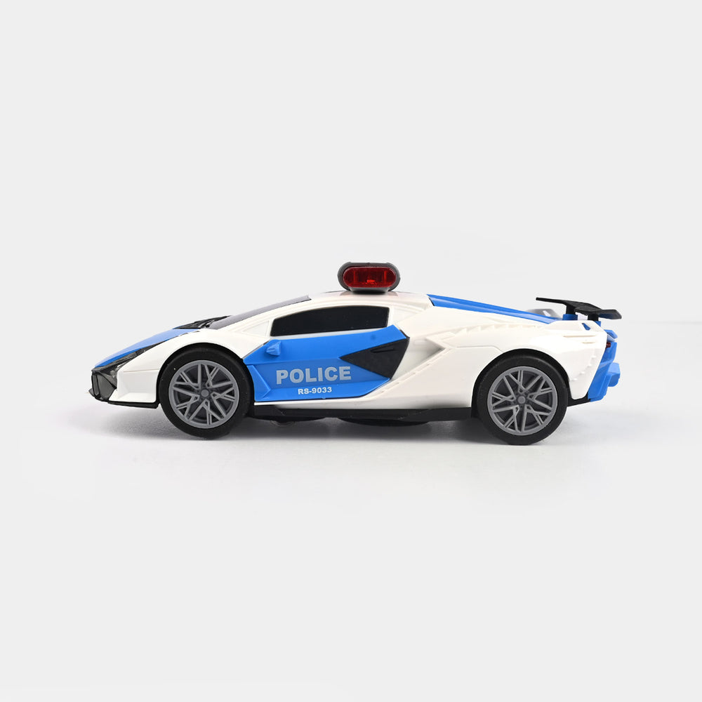 Electric Light & Musical Police Car Toy