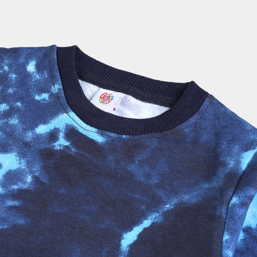 Infant Boys Fleece Sweatshirt Cloud - Nay Tie Dye