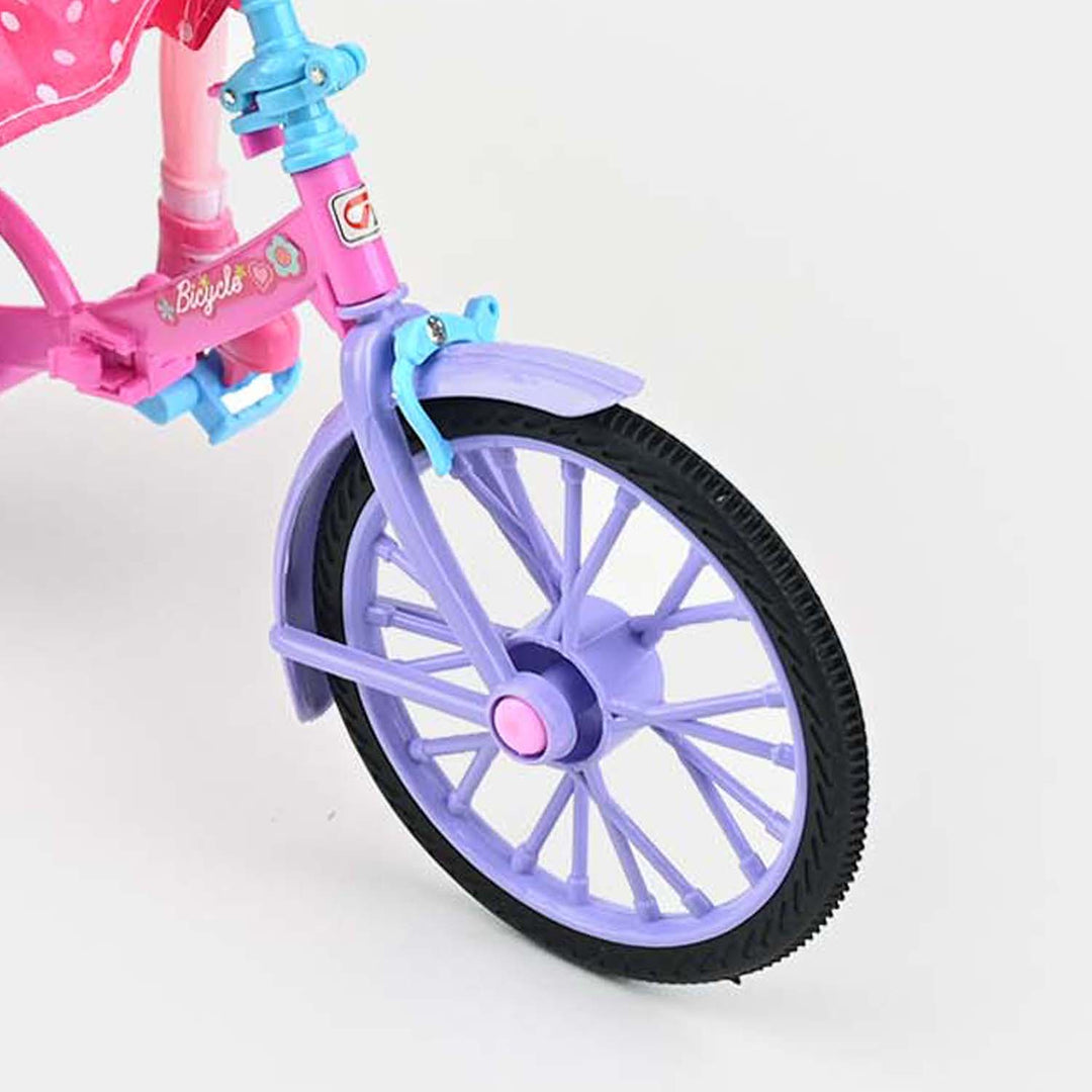 Bicycle Doll Musical Toy for Kids