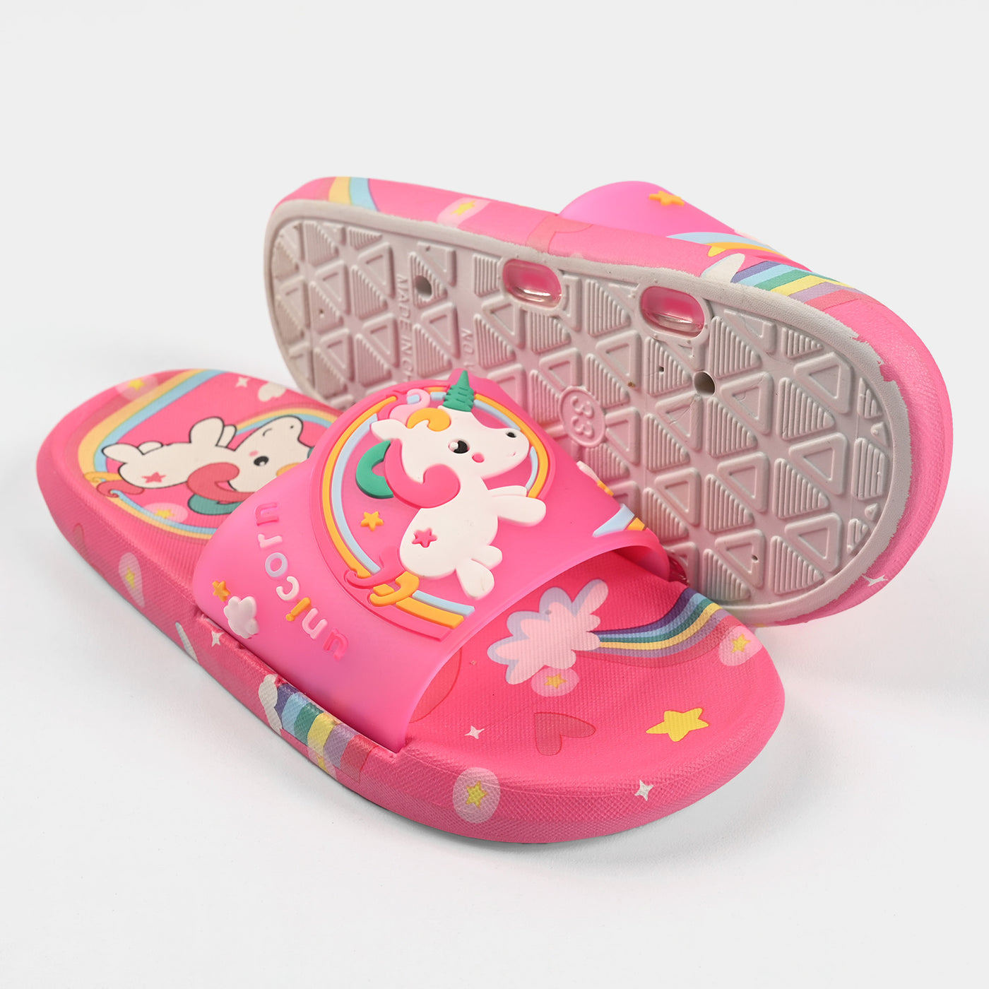 Girls Slipper DF-52-Fuchsia