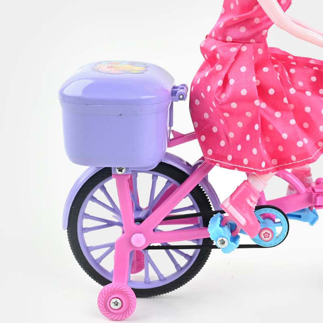 Bicycle Doll Musical Toy for Kids