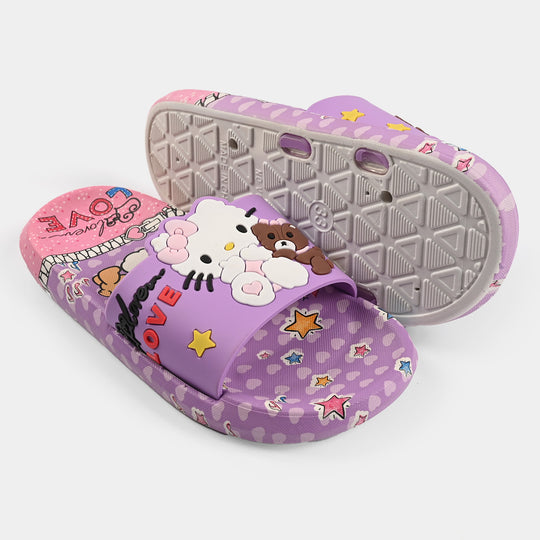 Girls Slipper DF-54-Purple