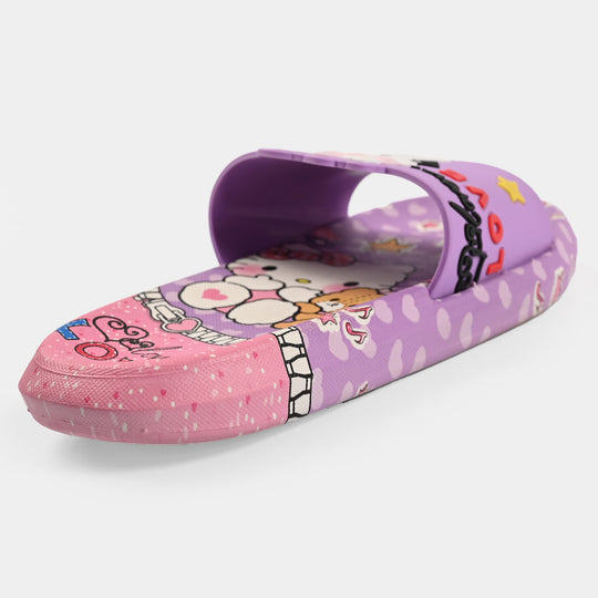 Girls Slipper DF-54-Purple