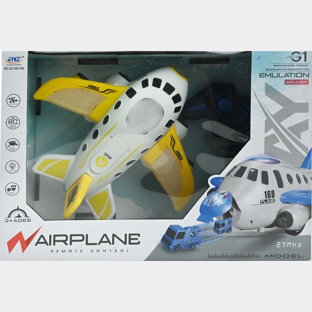 Remote-Control Passenger Aircraft Toy For Kids