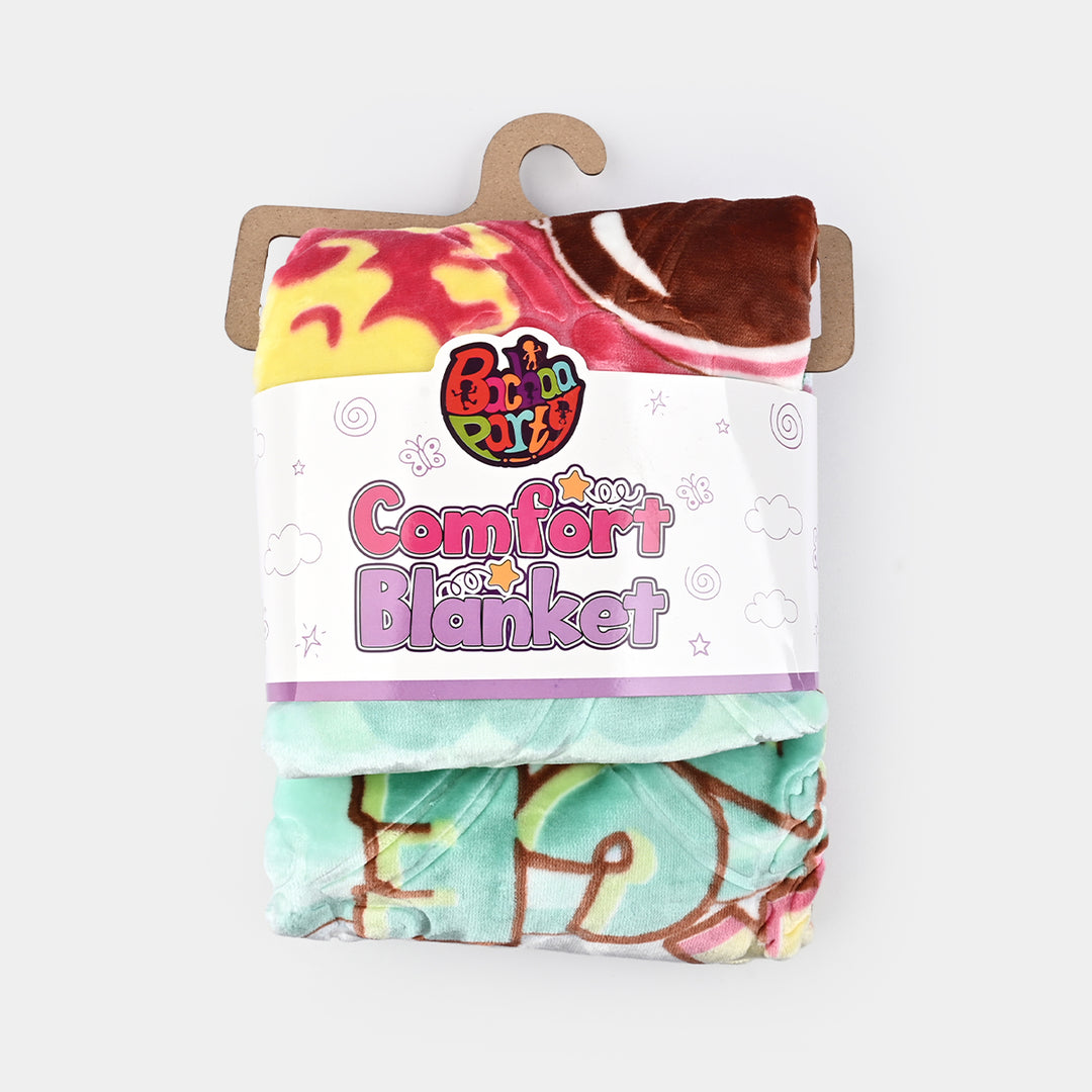 Astronaut Aqua Cotton Blanket - 80 x 110