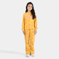 Girls Jersey/Terry 2 Piece Suit - Yellow