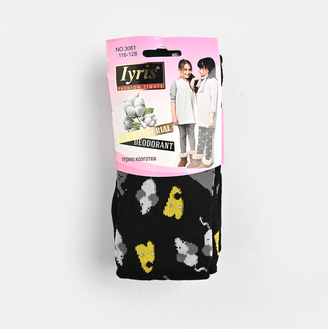 Girls Cotton Tights W/Socks