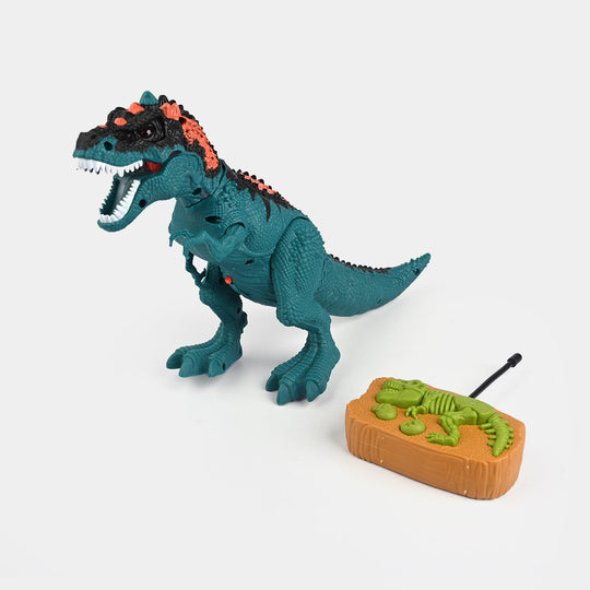 Remote Control Dinosaur Toy with Walking, Spray
