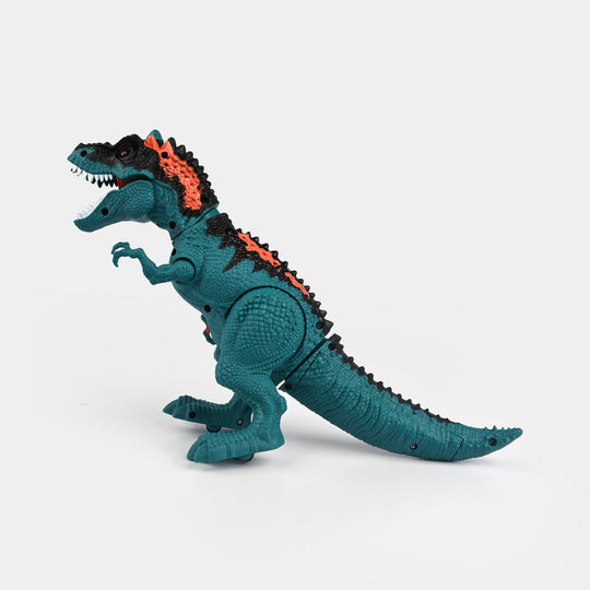 Remote Control Dinosaur Toy with Walking, Spray
