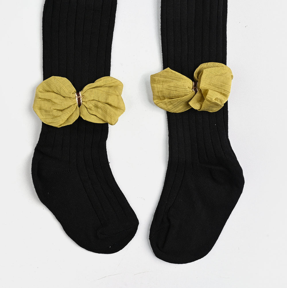 Girls Cotton Tights W/Socks