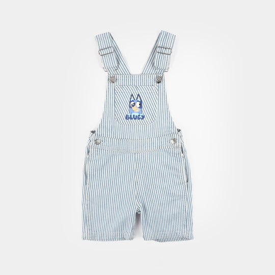 Boys Denim Rigid Overall (Bluey) - Blue
