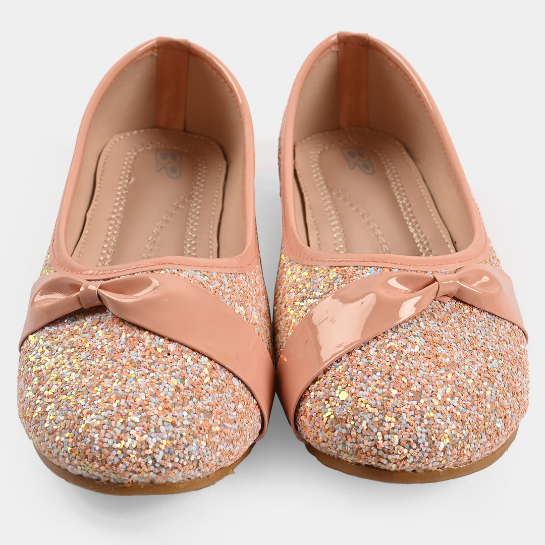 Girls Pumps 80-26-Peach