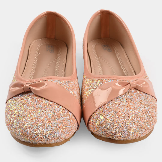 Girls Pumps 80-26-Peach