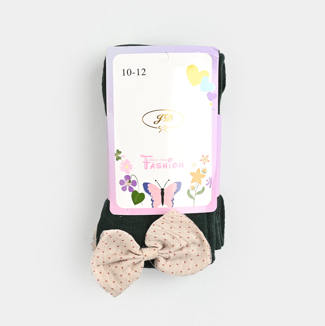 Girls Cotton Tights W/Socks