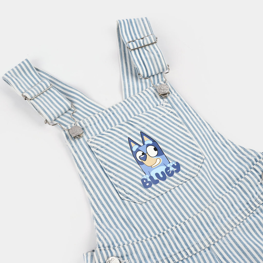 Boys Denim Rigid Overall (Bluey) - Blue