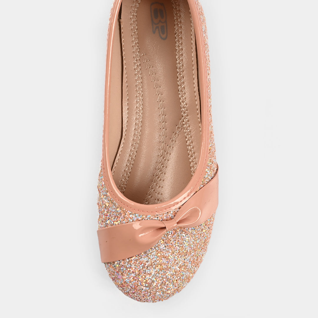 Girls Pumps 80-26-Peach