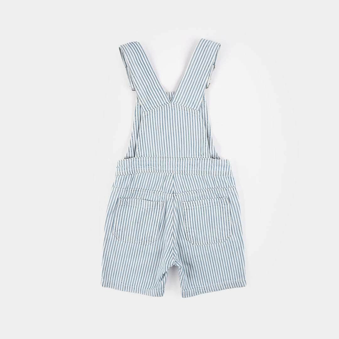 Boys Denim Rigid Overall (Bluey) - Blue