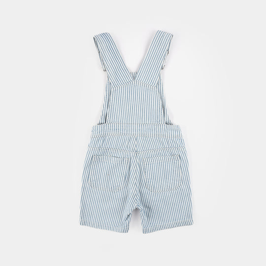 Boys Denim Rigid Overall (Bluey) - Blue