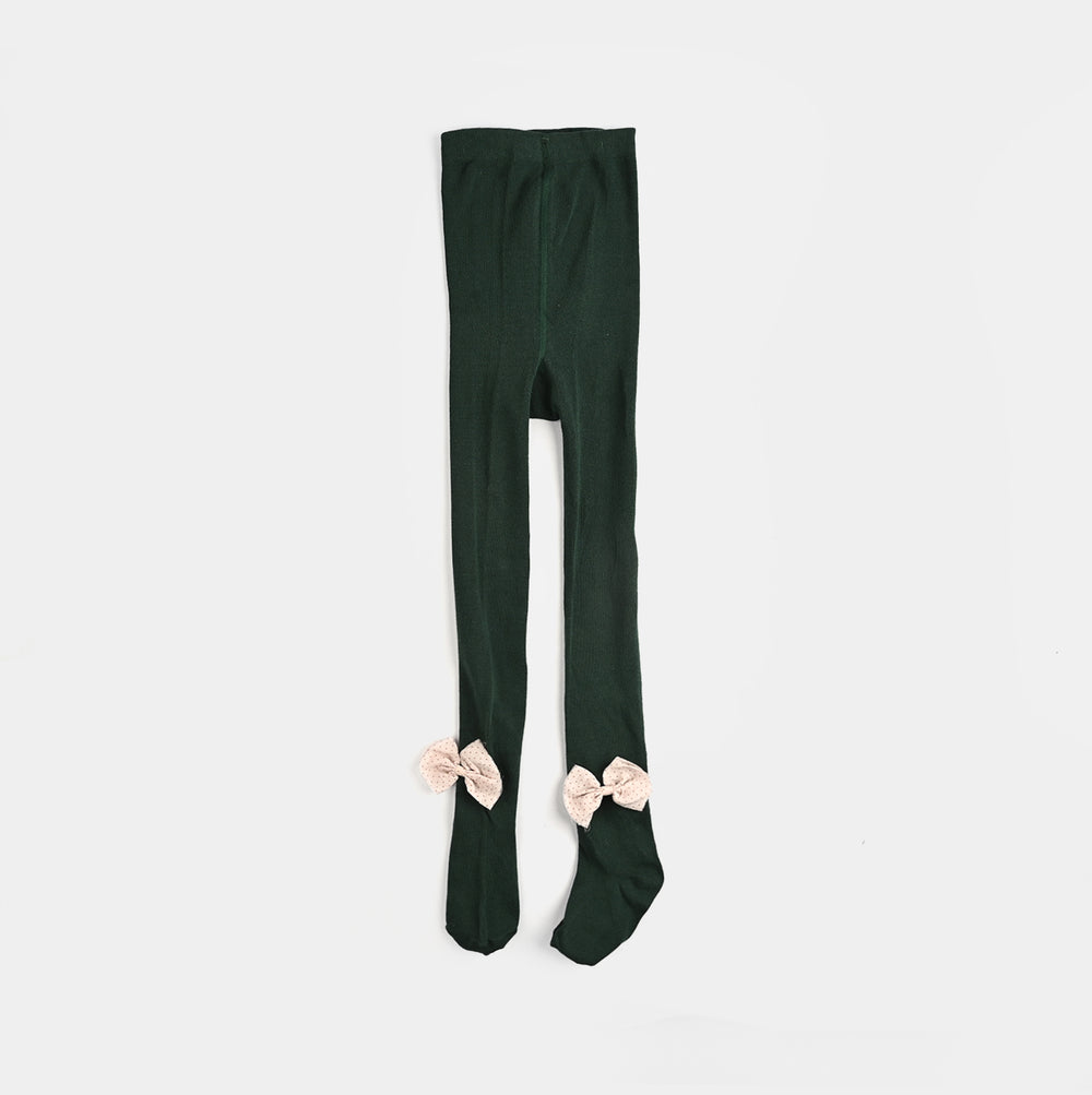 Girls Cotton Tights W/Socks