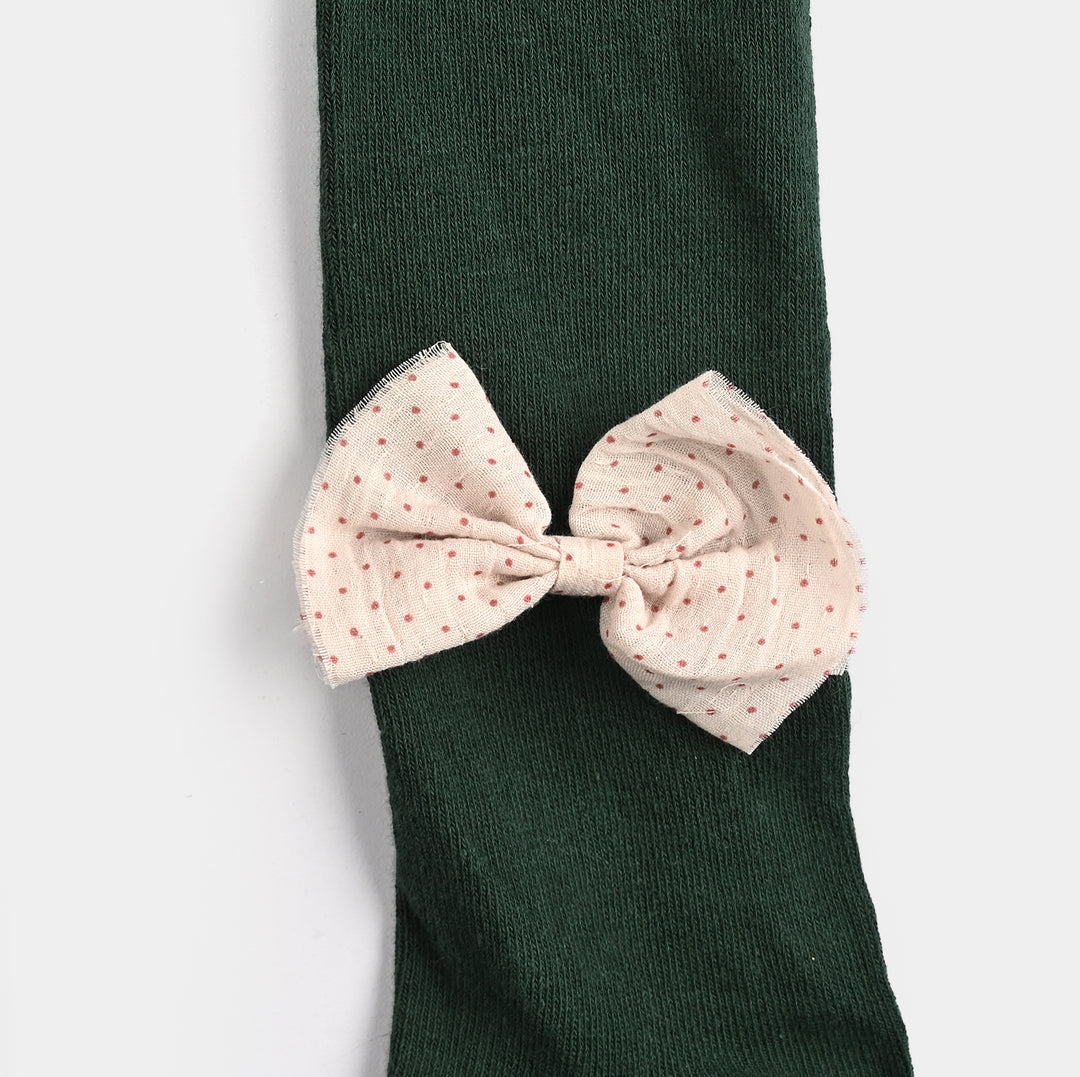 Girls Cotton Tights W/Socks