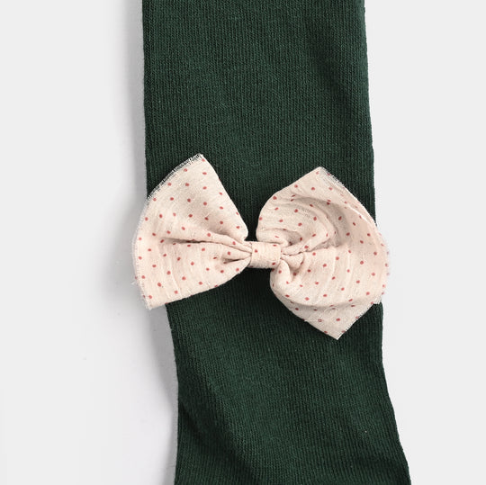 Girls Cotton Tights W/Socks