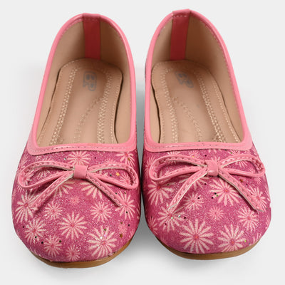 Girls Pumps 80-24-Pink