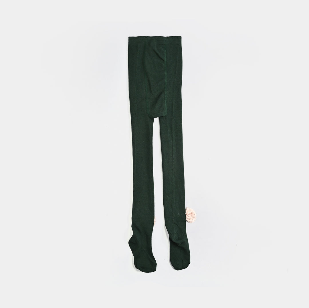 Girls Cotton Tights W/Socks