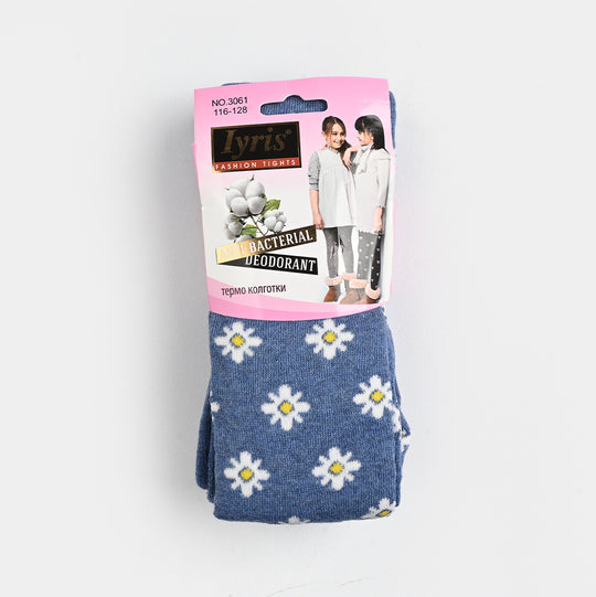 Girls Cotton Tights W/Socks