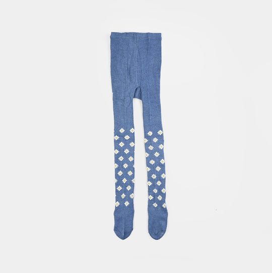 Girls Cotton Tights W/Socks